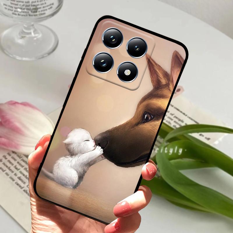 Чохли Для Xiaomi 14T Захисний Бампер Mi 14T Силіконовий М'який TPU Матовий Чохол Для Телефона Для Xiaomi 14T Pro 5G Милий Мультяшний Coque Funda Capa