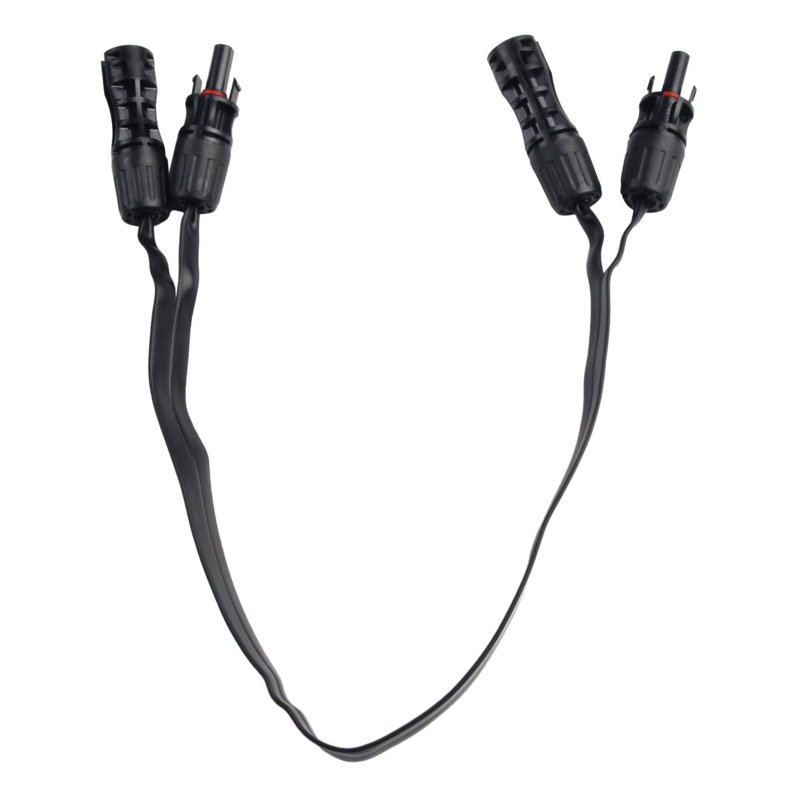 

1 пара суперплоских солнечных гибких кабелей, адаптер для разъема солнечной панели, 0,5 м, 1 кВ