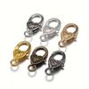 8Pcs/lot Tibetan Style Heart Lobster Claw Clasps Hooks for Necklace Bracelet Chain Buckle DIY Jewelry Making Findings