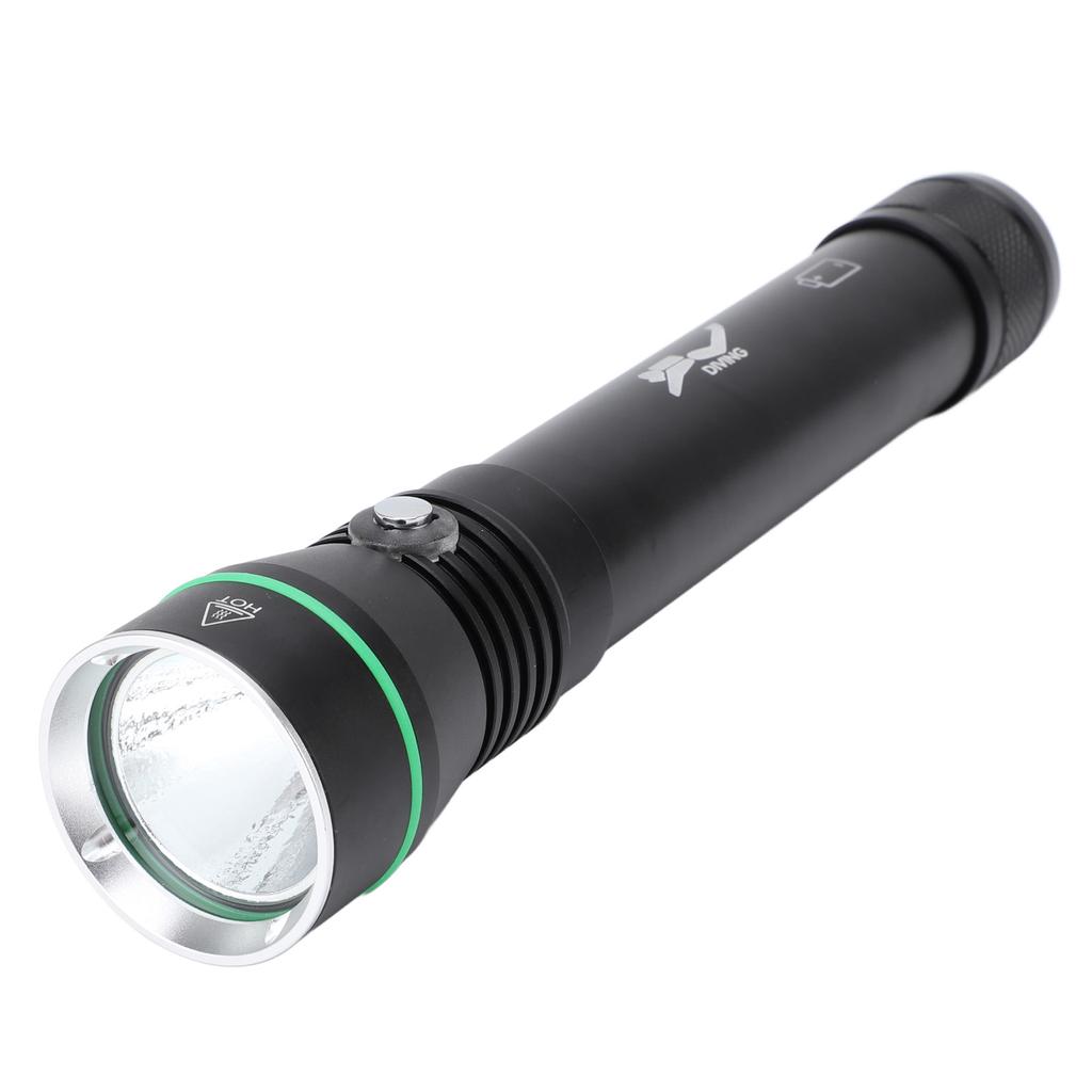 Scuba Diving Flashlight Super Bright 5 Modes P50 LED Underwater Flashlight IPX8 Waterproof Dive