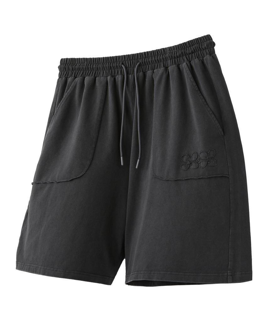 RAIMENT Flower Patch Solar Half Pants_Charcoal