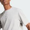 Adidas All Season Embroidery Graphic Tee Men Tops Gray IS1474