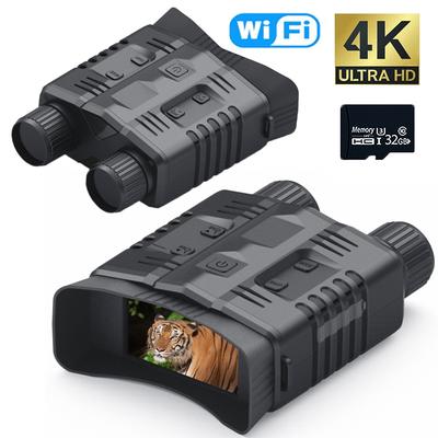 Nv003 4k Uhd Professionelles Wifi Fernglas Teleskop 52m Pixel 10x Zoom Digital 800m Infrarot Nachtsicht für Jagd Camping