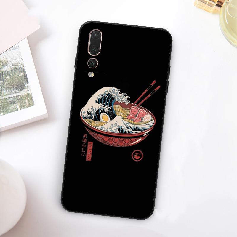Great Kanagawa Wave For Huawei Nova Y73 Y72 Y90 Y70 Y60 Y91 Y61 12s 12i 11i 8i 9 10 SE P60 P30 Pro P40 Lite Case