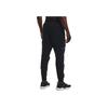 Under Armour Project Rock Solid Color Elastic Waist Joggers Men Bottoms Black 1373572-002
