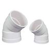 Changhong Industrial PVC Drain Pipe 45° Elbow