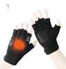 ZenCT Electric Heated USB 3 Temperature Digital Fingerless Hand Heated Gloves for Computer One Size Fits CT233 Gloves, 2000mAh, Charging, Settings,