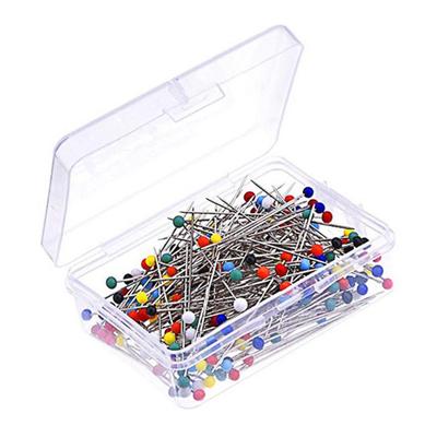 100 stück 3,2 cm Nähen Pins Bunte Glas Ball Kopf Gerade Nähte Pins Nähen Nadeln für