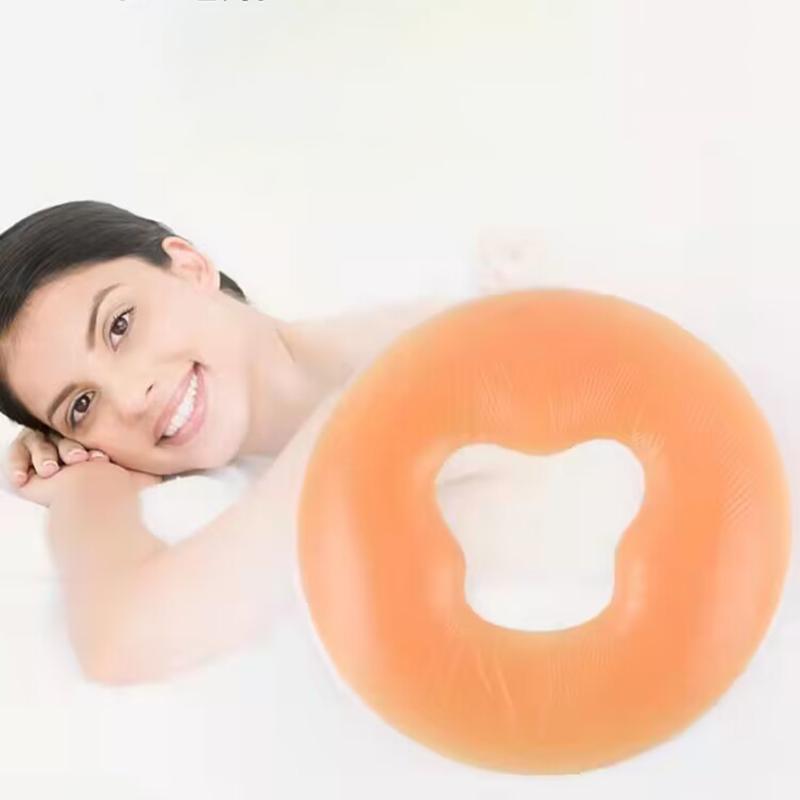 Health Care Silicon Spa Pillow Gel Face Rest Pad Body Back Massage Overlay Silicone Face Spa Pillow Face Cradle Cushion Cover