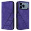 iPhone 17 Pro Max Geometrische Prägung Brieftaschen-Handyhülle mit Handgelenkschlaufe, Magnetische Klapphülle Stoßfest Schutz