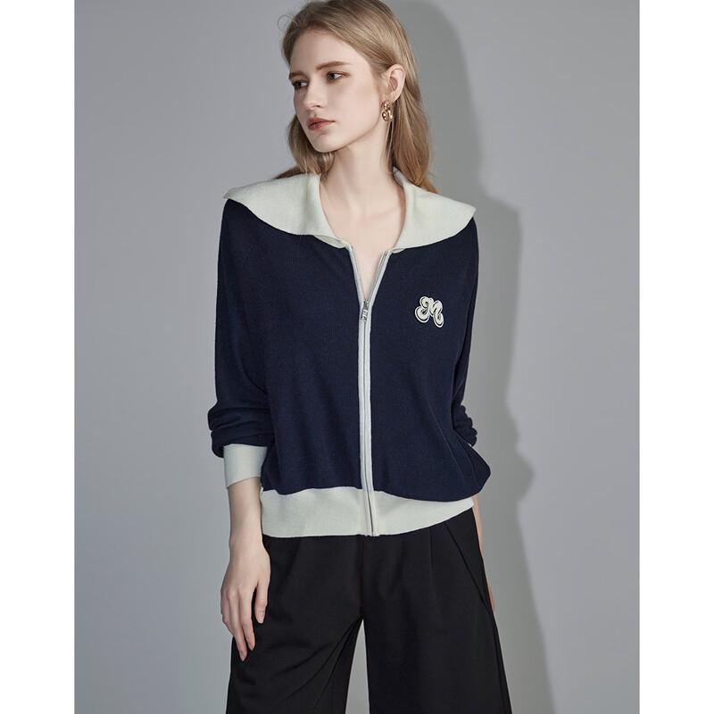 Demana Women's French Style Lapel Knit Cardigan