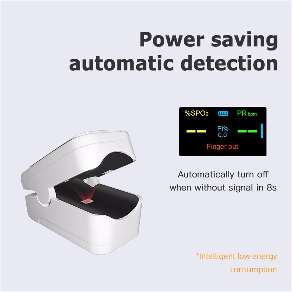 Fingertip Blood Oxygen Saturation Monitor with LED Screen Digital Pluse Rate