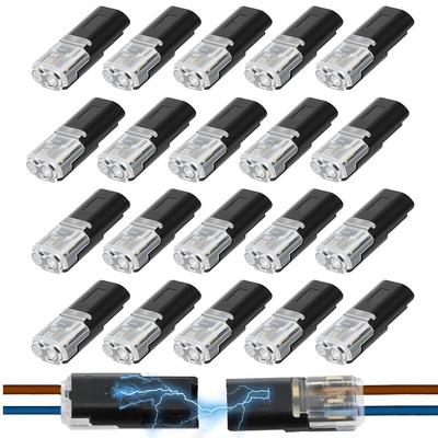 2 Pin Way Plug Quick Connector Waterproof Wire Connectors Universal Electric Wire Snap Connector