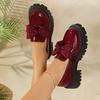 Spring Autumn Women's Shoes - Thick Heels and Thick Soles - Retro Single Shoes