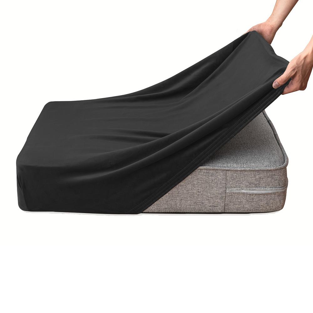 Dekorationsmaschine-waschbar Person Matte Hülle Innenabdeckungen Perfekt für Wohnzimmer Weicher Samt Kuschelige Sofa-Set-Abdeckungen Einfarbige Elastische Back Cover-1pc