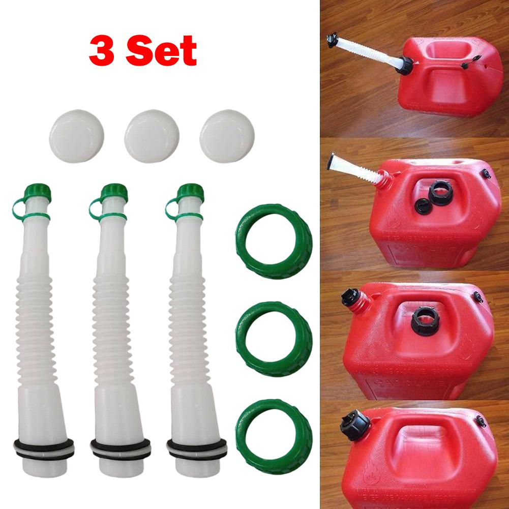 1set Gas Can Fuel Spout Cap Kit 1 Replacement Spout Nozzle Gasket Kit Exhaust Cap Industrial Parts Spout Tool
