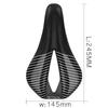 BALUGOE Wide Comfort Bicycle Saddle Road Mountain Bikes Nylon Fiber Padding Unisex Cycling Seat
