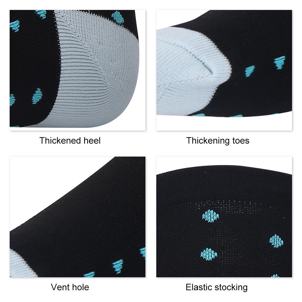 3Colors Men Women Bike Bicycle Cycling Running Sport Breathable Nylon Calf  Socks