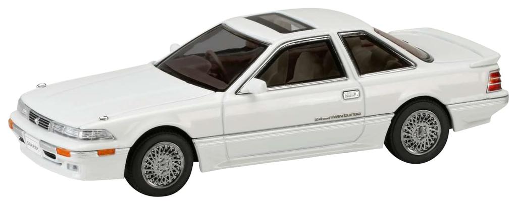 Hobby Japan HJD43 Toyota Soarer 2000 TWINCAM 24 TWIN TURBO TURBO L Super White IV Finished Model HJD432006W 1/43 GT-TWIN (GZ20)