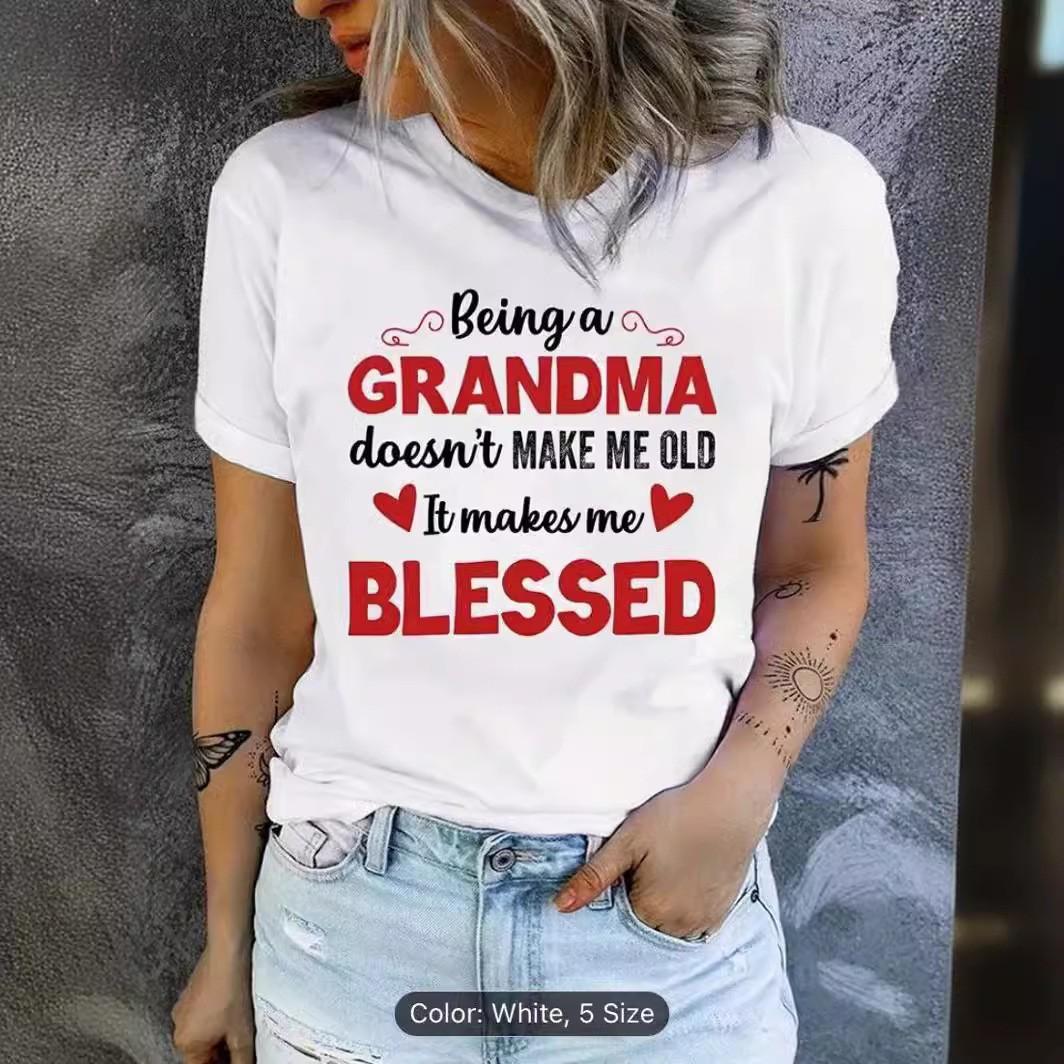 

Летний топ с круглым вырезом и принтом, модные повседневные милые женские футболки из чистого хлопка с короткими рукавами S