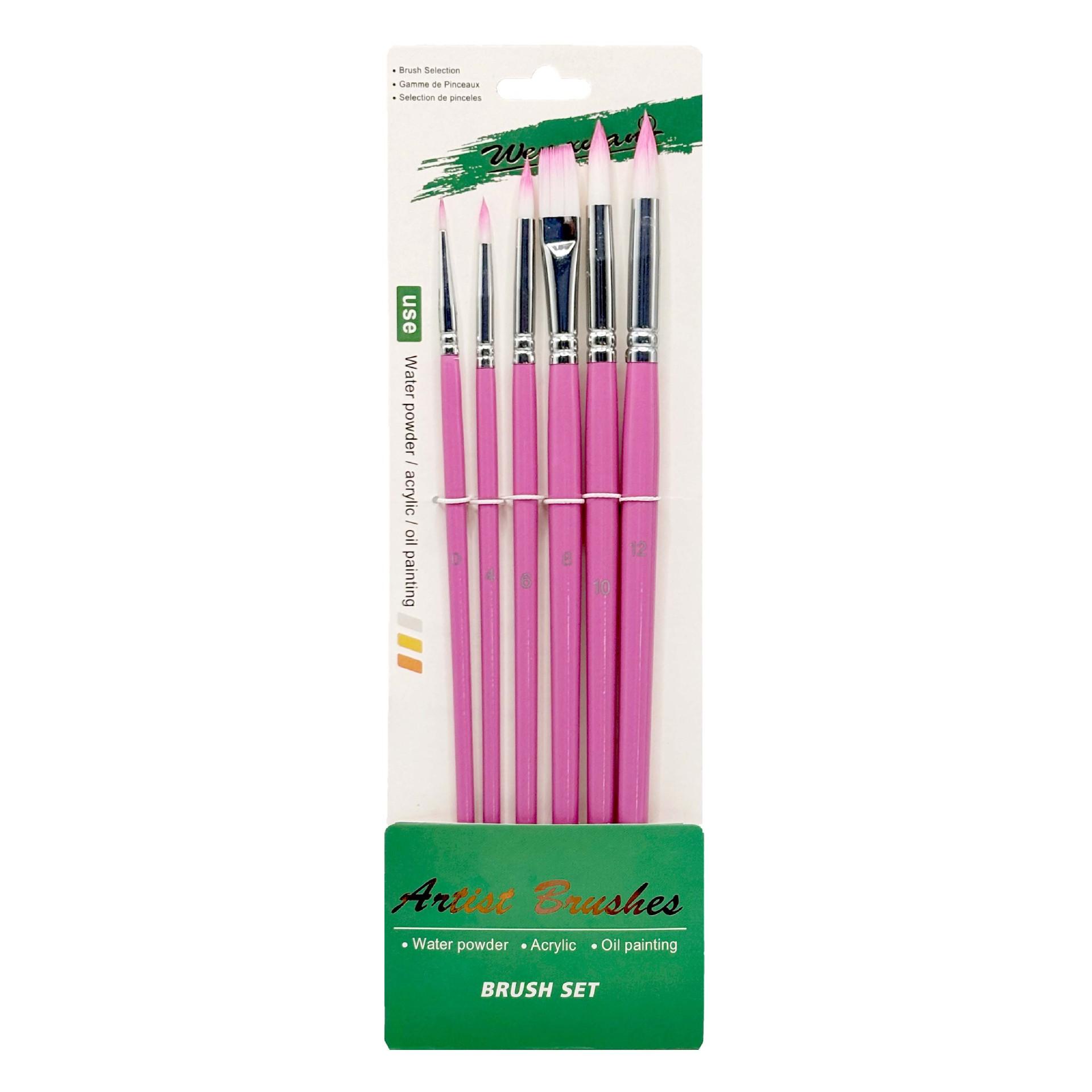 

Акварельная кисть, 6 кистей, Набор кистей, Нейлоновая кисть, Акварель, Кисть для акриловой краски, Художественная живопись, Несколько цветов на выбор, Смешанный стиль розы красного