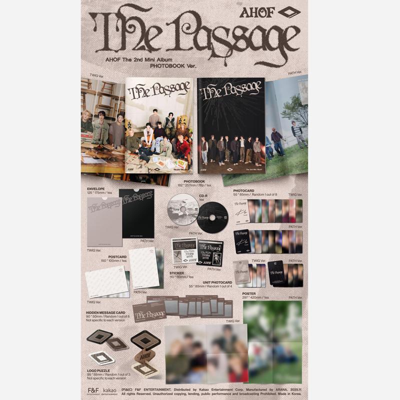 [Przedsprzedaż] AHOF - 2. Mini Album [The Passage](Korzyść online)