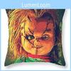 Good Guy Chucky  Doll Horror Movie Design Cushion Pillow Case Cover  New