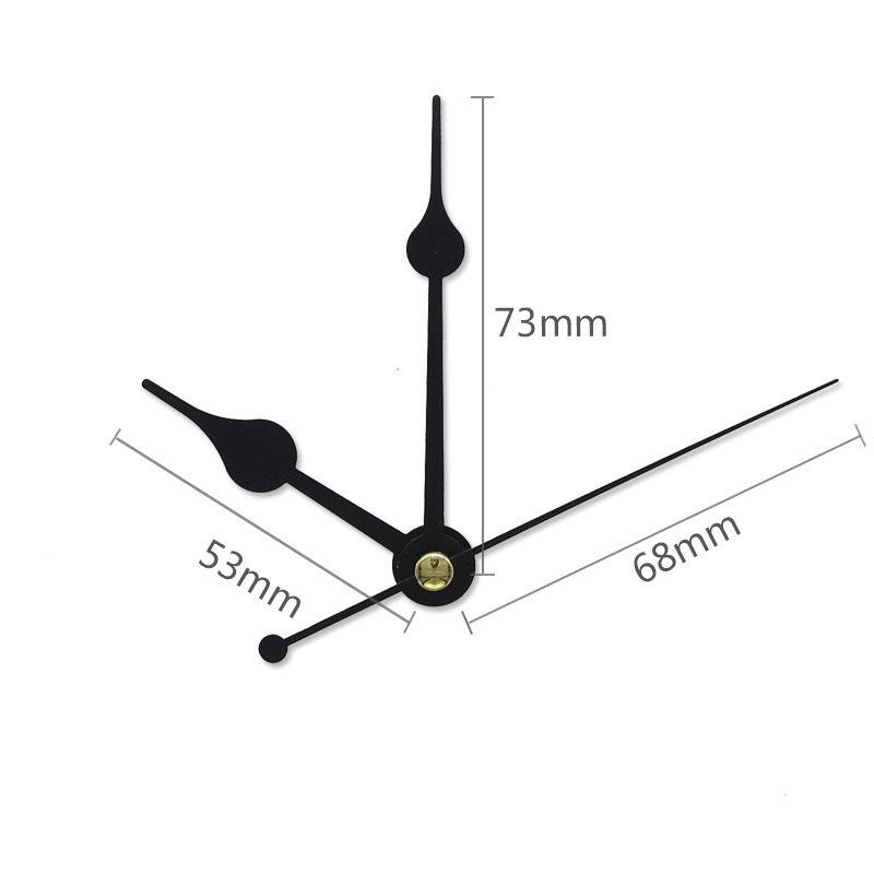 50Pcs Clock Movement Hands Accessories, Quartz Wall Clock Metal Needle Parts for Decor Painting Cross Stitch Clock