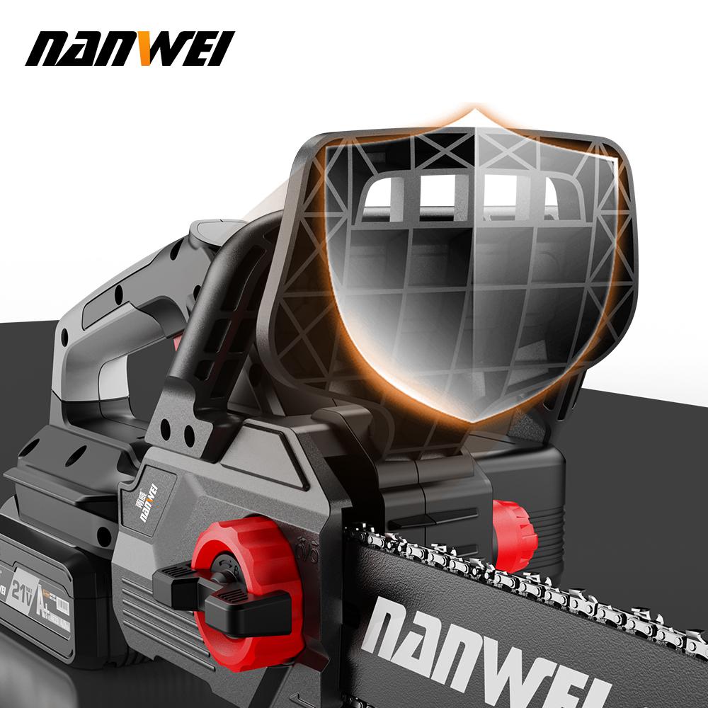 NANWEI 12-inch electric chain saw with 2000W brushless motor