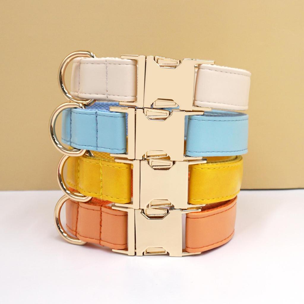 Prémiový kožený obojok pre psa s laserovým gravírovaním – Vysoko kvalitný doplnok pre domáce zvieratá
