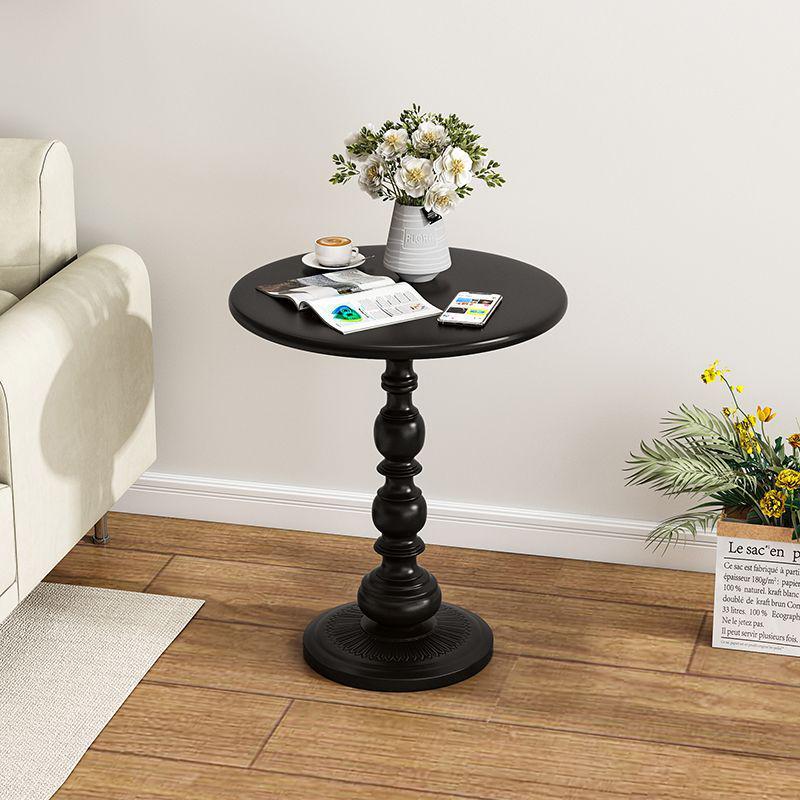 Nordic Retro Iron Art Round Coffee Table - Living Room, Sofa Side Table, Bedroom Bedside Table