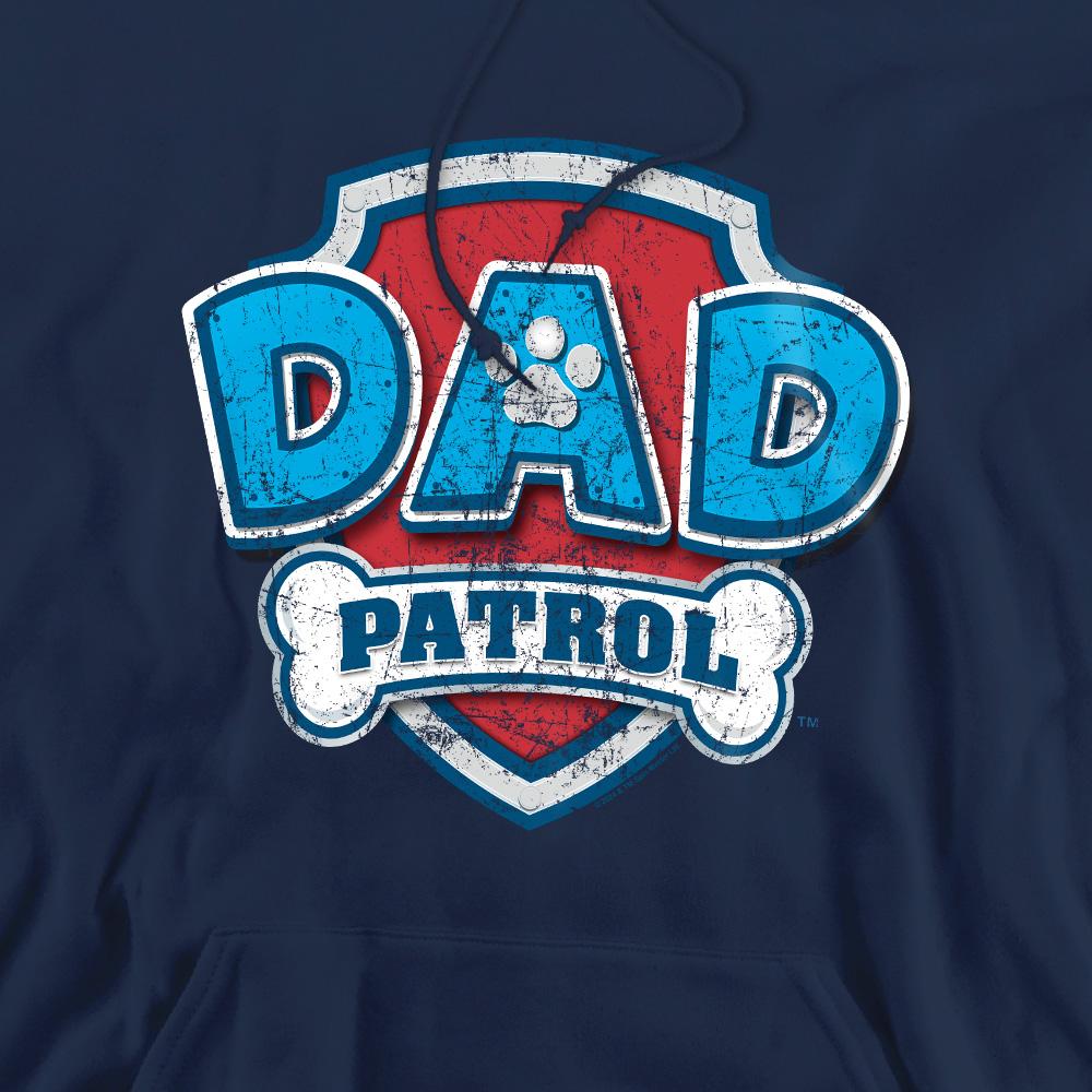 Paw Patrol Mens Dad Patrol Fathers Day Hoodie