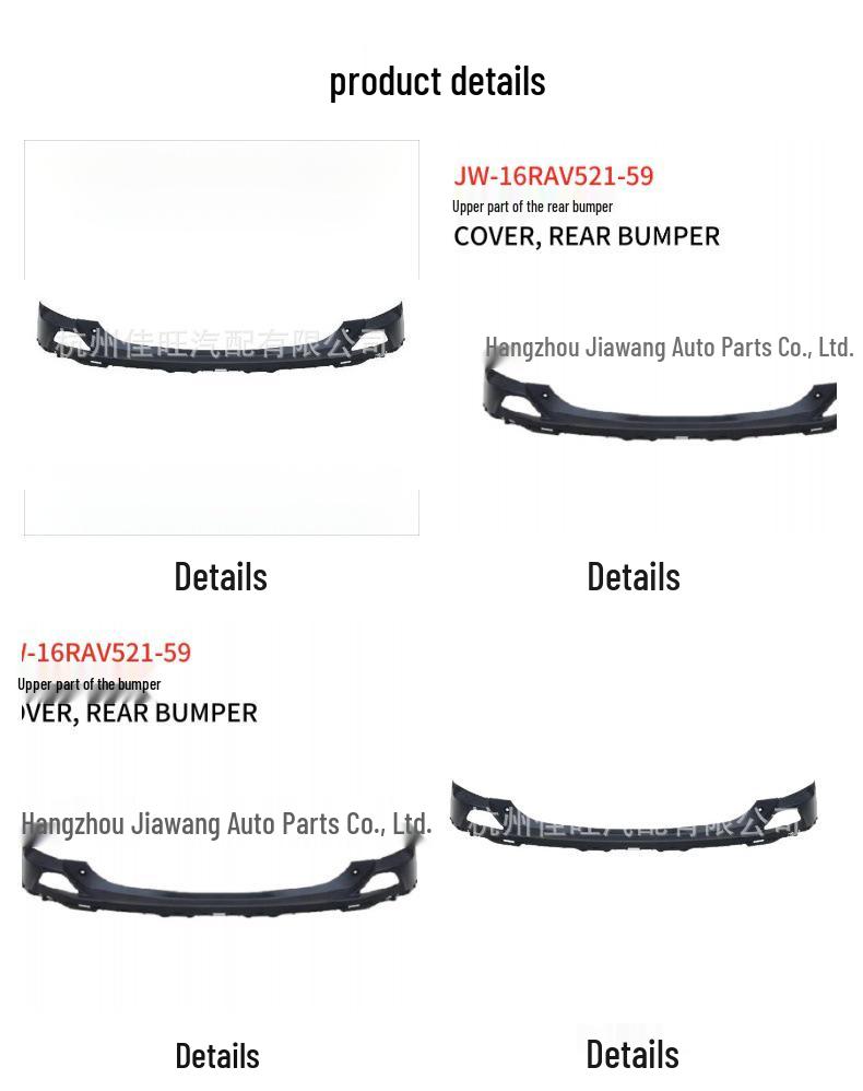 Toyota RAV4 2017 Rear Bumper Upper 52159-0R916