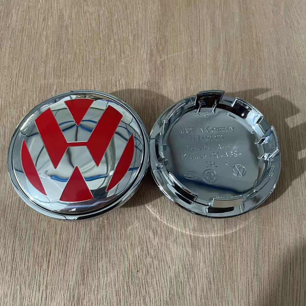 Volkswagen R GTI Radkappen-Emblem - Wolfsburg Mittelkappe für Magotan, Touran, Sagitar