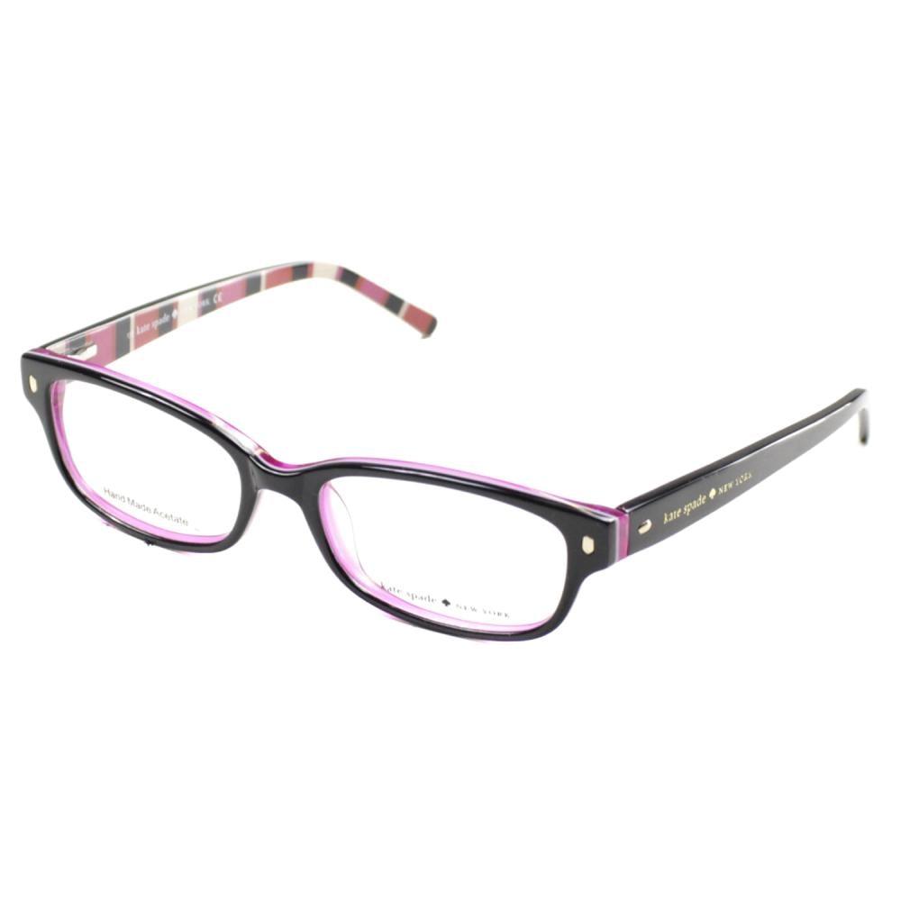 

Женские прямоугольные очки Kate Spade KS Lucyann X78 49 мм, черные One Size