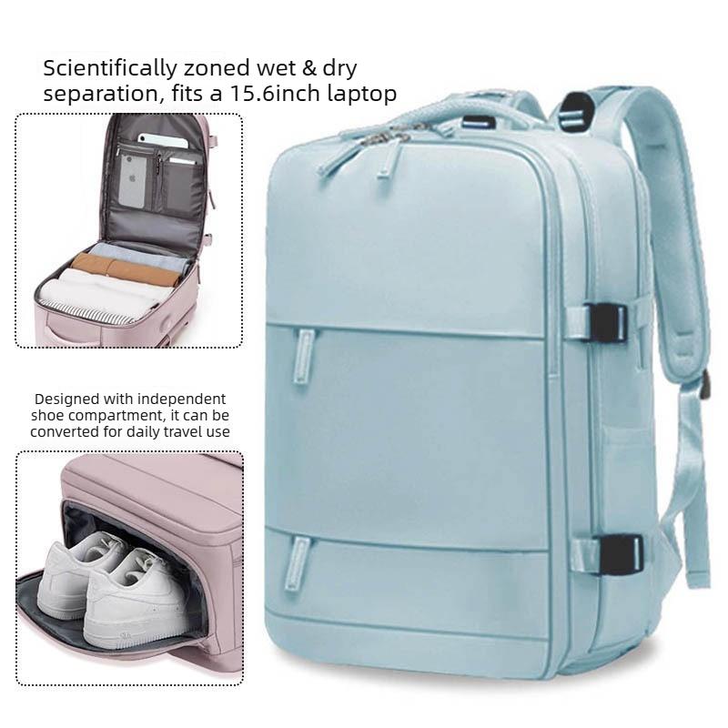 Women's Backpack Women's Large Capacity Large Lightweight Multifunctional Luggage Backpack Short Trip Travel Bag