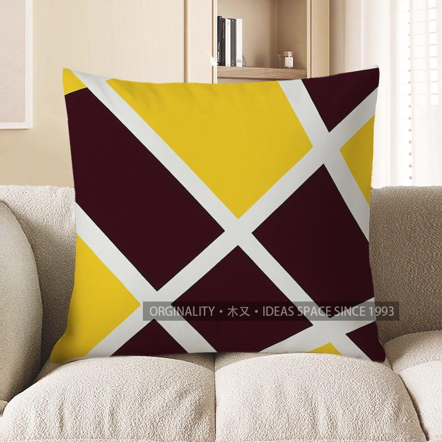 

Home Decor Geometric Black & White Pattern Throw Pillow Pattern Cushion Cover Suitable For Sofa Bedroom Car Pillow Cover 40x40cm