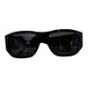 Fendi Logo Design Rectangular Sunglasses Men sunglasses Black FE40117I5601A