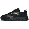 Comfortable Low Top Casual Running Shoes Men's Black Gray Gold 912145573-3