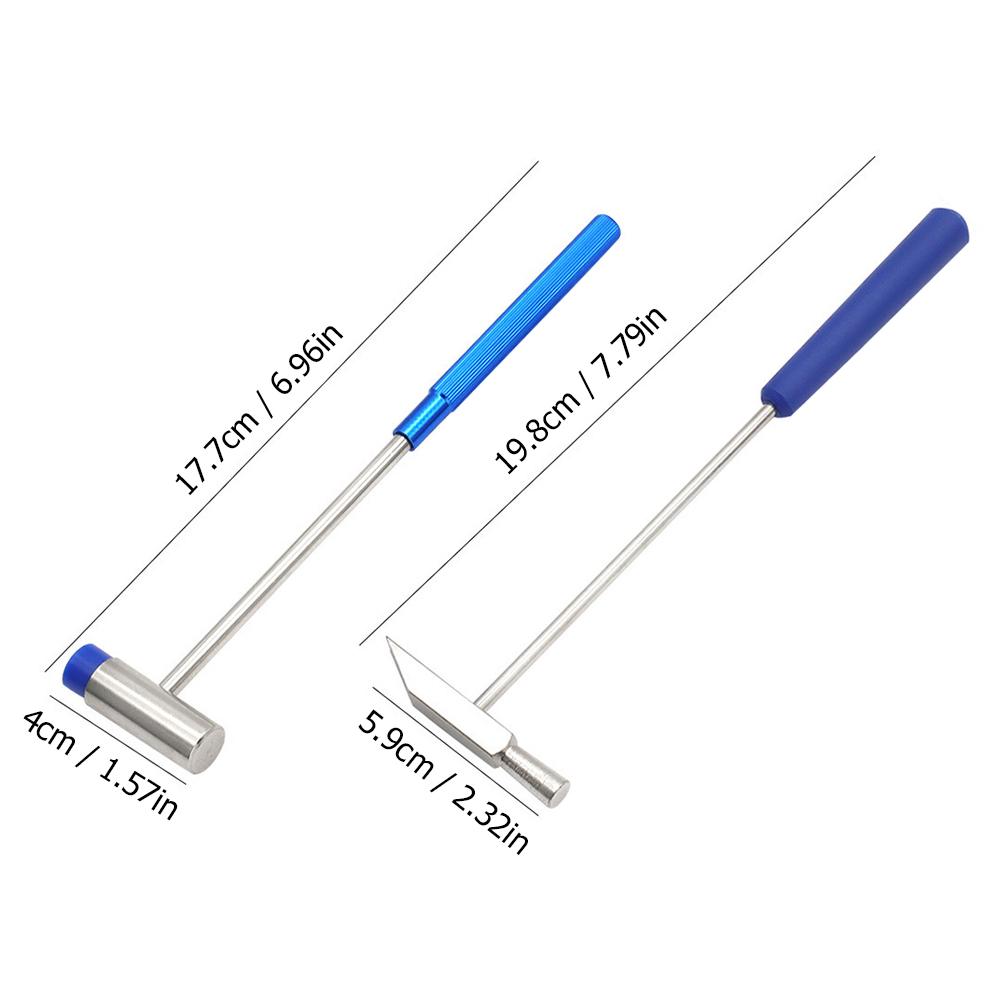 Double-headed Mini HammerDouble-headed Mini Hammer Watch Repair Hammer Rubber Metal Soft And Hard Dual Purpose Hammer Handmade