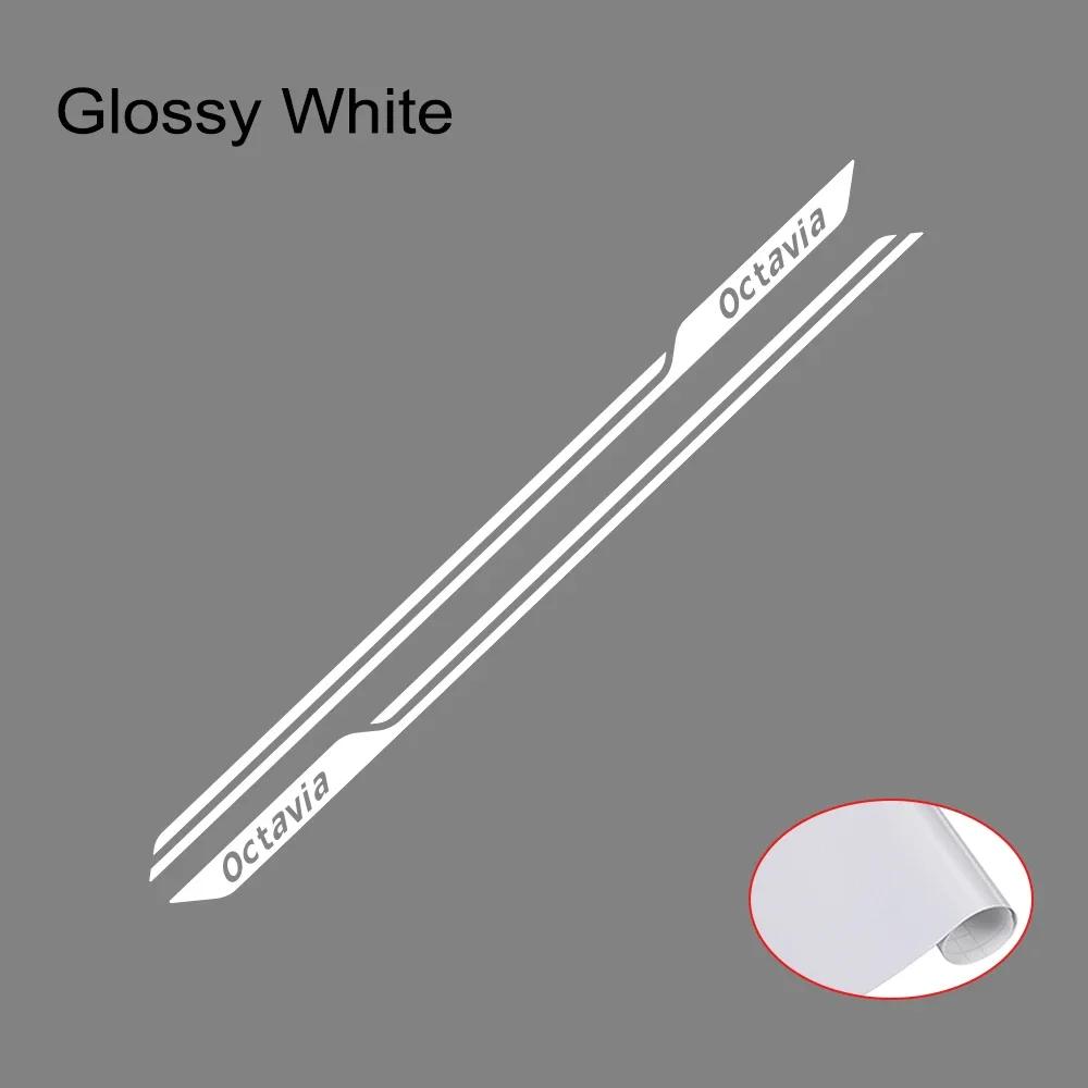 Auto Tür Seitenaufkleber für Skoda Octavia A5 A7 2 3 Combi VRS MK2 MK3 MK3 MK4 A8 A4 Tour RS Vinyl Dekor Aufkleber Auto Tuning Zubehör