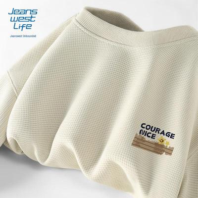 Jeanswest Life Men's Casual Round Neck Sweatshirt