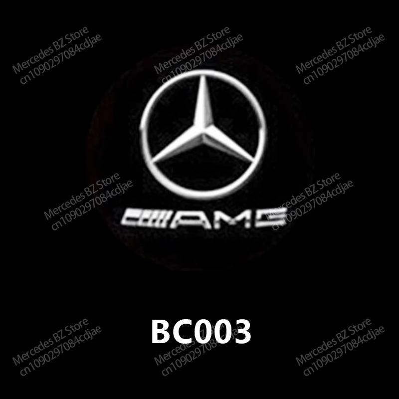 

For Mercedes Benz 2/4P Car Door Lamp Projector Welcome Step Up Puddle Light For Mercedes Benz W166 GLE C167 B E A C Class W205 W 2pcs