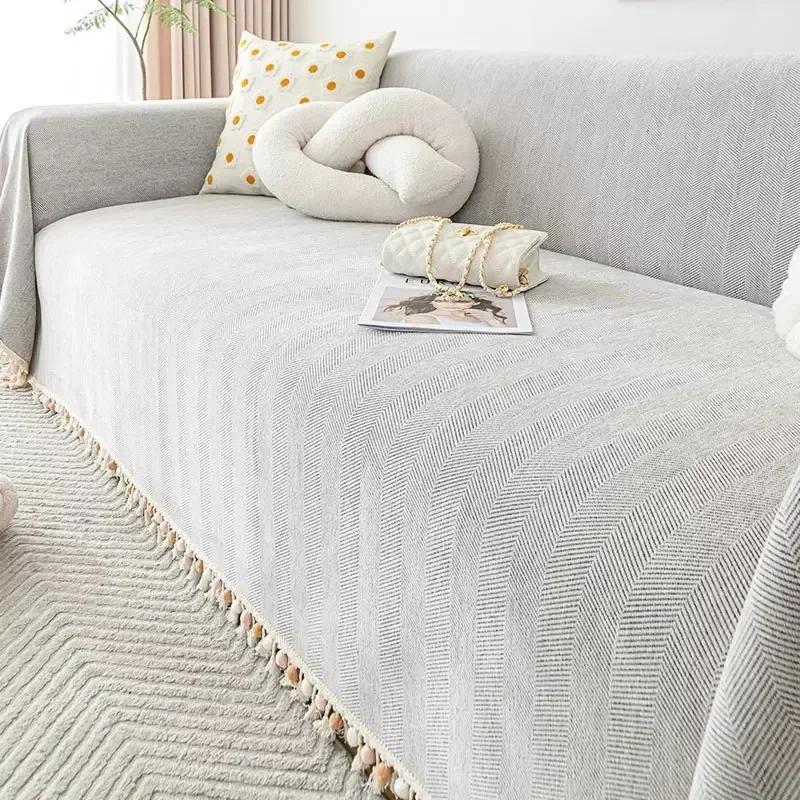 Chenille Sofa Towel for Living Room Non-slip Sofas Cover Couch Covers L Shaped Corner Sofa Mat Seat Pad Modern Home Funda Sofa