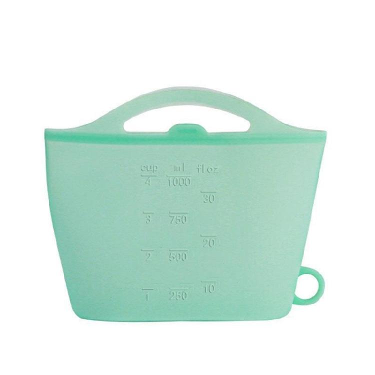 Convenient Silicones Sterilizer Bag Kitchen Bag Transparents Freshes Shut Bag for Refrigerator Freshes Keep Accessory