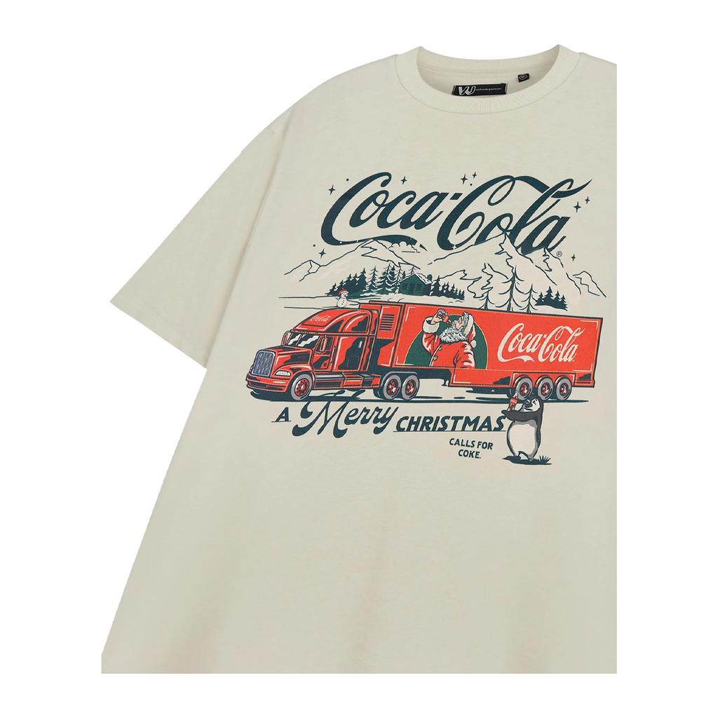 Coca-Cola Womens/Ladies A Merry Christmas Short-Sleeved T-Shirt