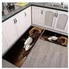 Restaurant Long Flannel Rug Cloakroom Kitchen Laundry Room Water-Absorbent Easy-To-Clean Floor Mats Home Decorations