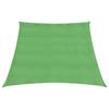 VidaXL Shade Sail 160 G-m² Light Green 3-4x2 M HDPE