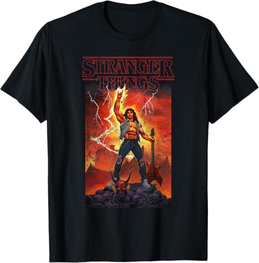 Stranger Things Rock on Eddie T-Shirt 120
