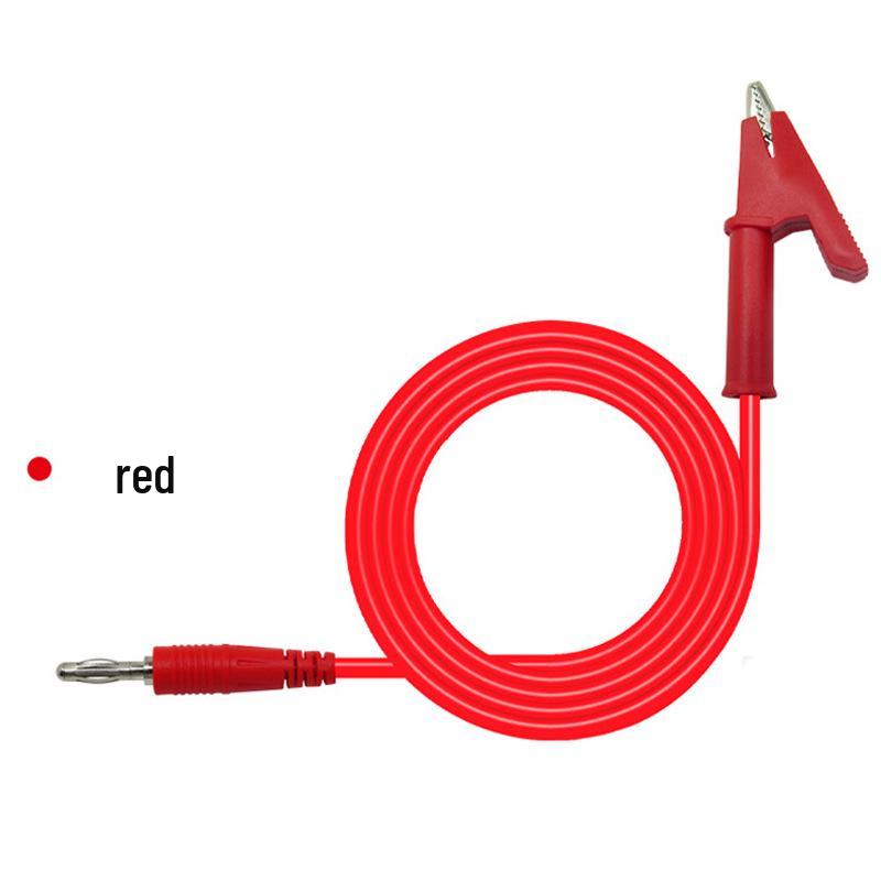 4mm Banana Plug Multimeter Test Leads with Alligator Clips - High Voltage/Current Digital Meter Cord